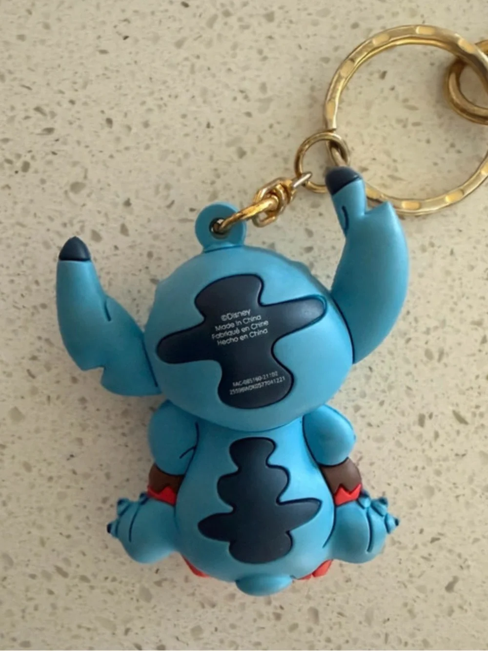 Disney Lilo and Stitch Blue Stitch Cupcake Keychain - Kids Toy Accessory
